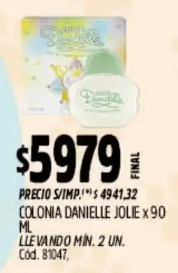 Supermercados Yaguar Daniele colonia jolie oferta