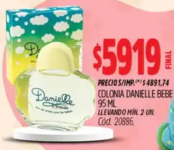 Supermercados Yaguar Danielle colonia danielle bebe oferta