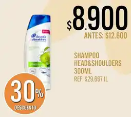 Supermercados Todo Head&shoulders shampoo oferta