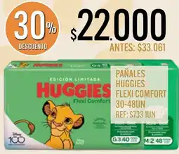Supermercados Todo Huggies pañales flexi comfort oferta
