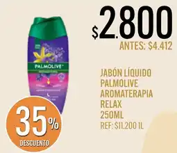 Supermercados Todo Palmolive jabón líquido aromaterapia relax oferta