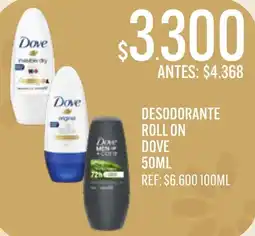 Supermercados Todo Dove desodorante roll on oferta