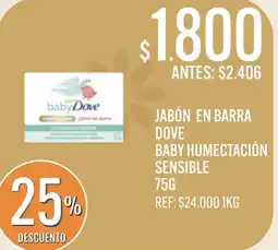Supermercados Todo babyDove jabón en barra oferta