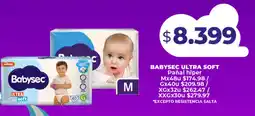 Supermayorista Vital Babysec ultra soft pañal hiper oferta