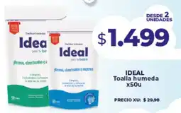 Supermayorista Vital Ideal toalla humeda oferta