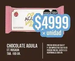 Supermercados Vea Aguila chocolate et. rosada tab. oferta