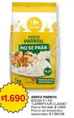 Carrefour Market Carrefour classic arroz parboil oferta