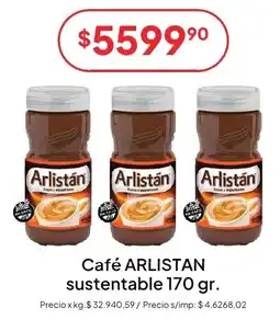 Hergo Arlistán café sustentable oferta
