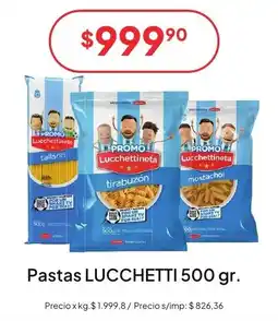 Hergo Lucchettini pastas oferta