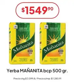 Hergo Mañanita yerba mate oferta