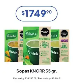 Hergo Knorr sopas oferta