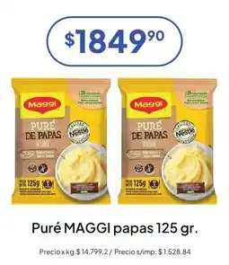 Hergo Maggi puré de papas crema oferta