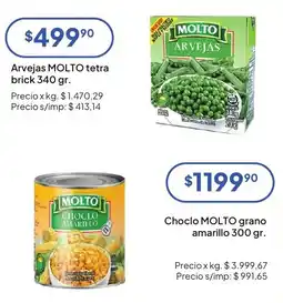 Hergo Molto arvejas oferta