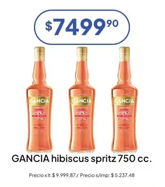 Hergo Gancia hibiscus spritz oferta