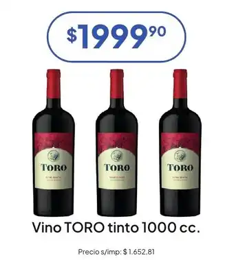 Hergo Toro vino tinto oferta