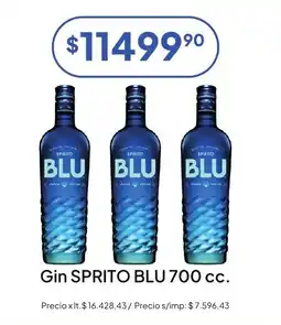 Hergo Sprito gin blu oferta