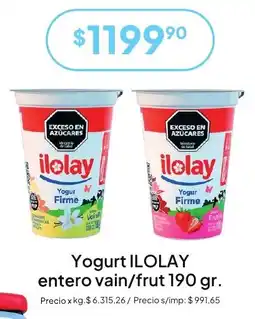 Hergo ilolay yogur firme oferta