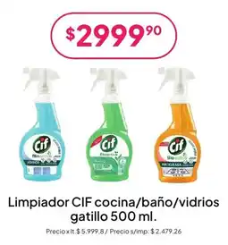 Hergo Cif limpiador cocina/baño/vidrios oferta