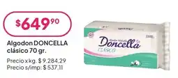 Hergo Doncella algodon hidratacion clasico oferta