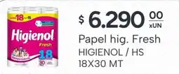 El Milagro Mayorista Higienol papel hig. fresh oferta