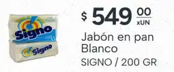 El Milagro Mayorista Signo jabón en pan blanco oferta