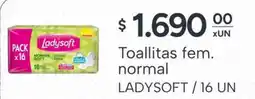 El Milagro Mayorista Ladysoft toallitas fem. normal oferta