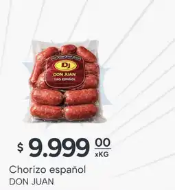 El Milagro Mayorista Don juan chorizo español oferta