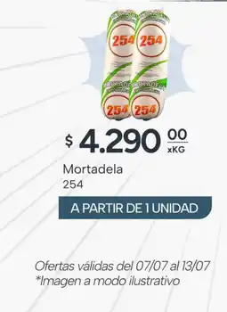 El Milagro Mayorista Mortadela 254 oferta