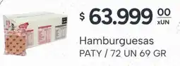 El Milagro Mayorista Paty hamburguesas oferta