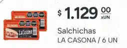 El Milagro Mayorista La casona salchichas oferta
