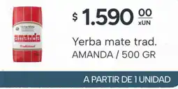 El Milagro Mayorista Amanda yerba mate tradicional oferta