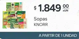 El Milagro Mayorista Knorr sopas oferta