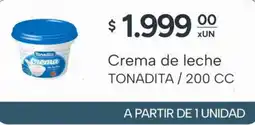 El Milagro Mayorista Tonadita crema de leche oferta