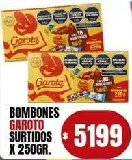 Supermercados Mariano Max Garoto - bombones surtidos oferta