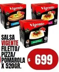 Supermercados Mariano Max Vigente - salsa filletto/pizza/pomarola oferta