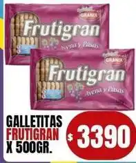 Supermercados Mariano Max Granix - galletitas frutigran oferta
