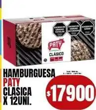 Supermercados Mariano Max Paty - hamburguesa oferta