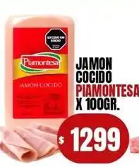 Supermercados Mariano Max Piamontesa - jamon cocido oferta