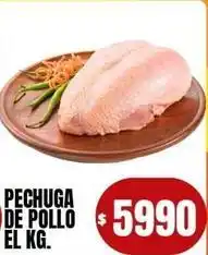 Supermercados Mariano Max Pechuga de pollo oferta
