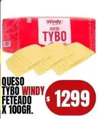 Supermercados Mariano Max Windy - queso tybo feteado oferta