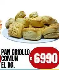 Supermercados Mariano Max Pan criollo comun el kg oferta