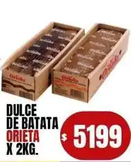 Supermercados Mariano Max Orieta - dulce de batata oferta