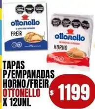 Supermercados Mariano Max Ottonello - tapas p/empanadas horno/freir oferta