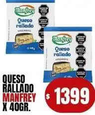 Supermercados Mariano Max Manfrey - queso rallado oferta