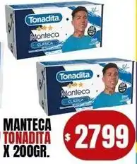 Supermercados Mariano Max Tonadita - manteca oferta