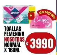 Supermercados Mariano Max Nosotras - toallas femenina normal oferta