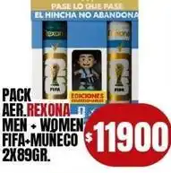 Supermercados Mariano Max Rexona - aer. men + women fifa + mune quote 2x89gr oferta