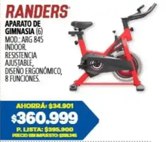 Casa del Audio Randers aparato de gimnasia oferta