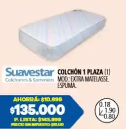 Casa del Audio Suavestar colchones y sommiers colchón oferta