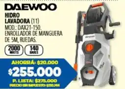 Casa del Audio Daewoo hidro lavadora oferta